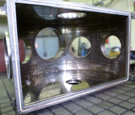 Вакуумная камера с прозрачной крышкой